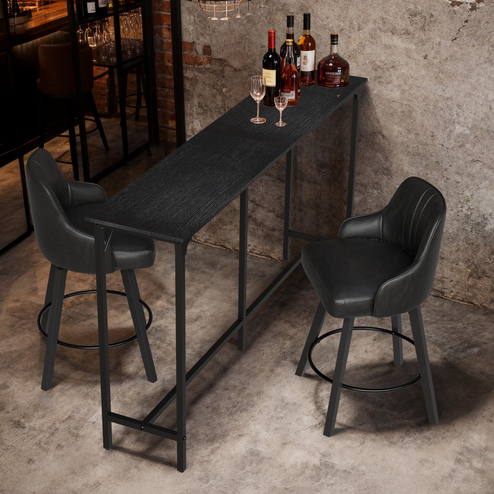 71 in Long Console Table Narrow Sofa Table Couch Table for Kitchen/Bar Counter gallery