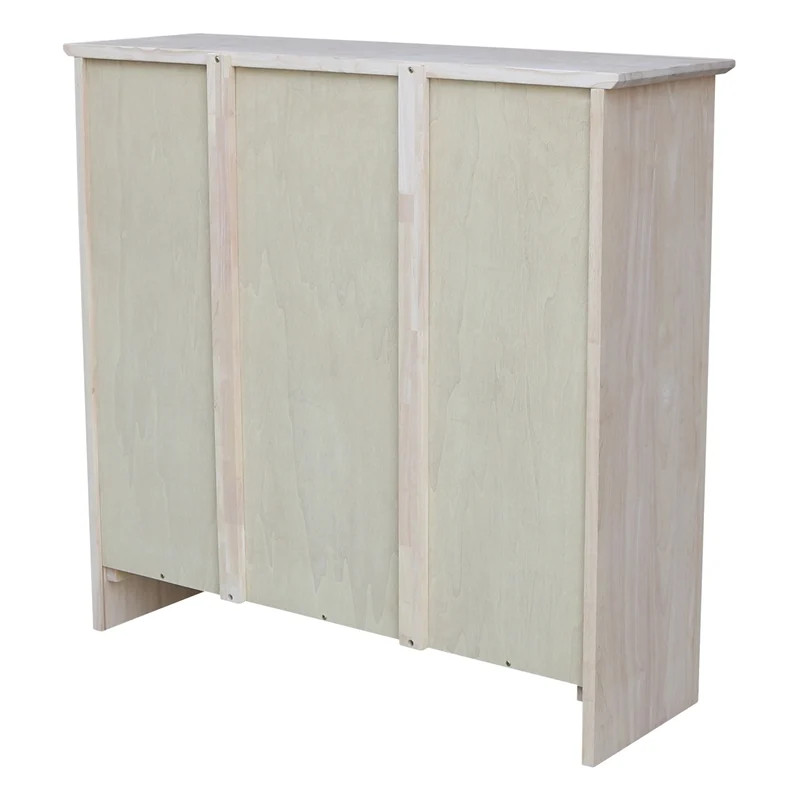 Pemberly Row 38" Wide Shaker Bookcase - 36 in H - Unfinished