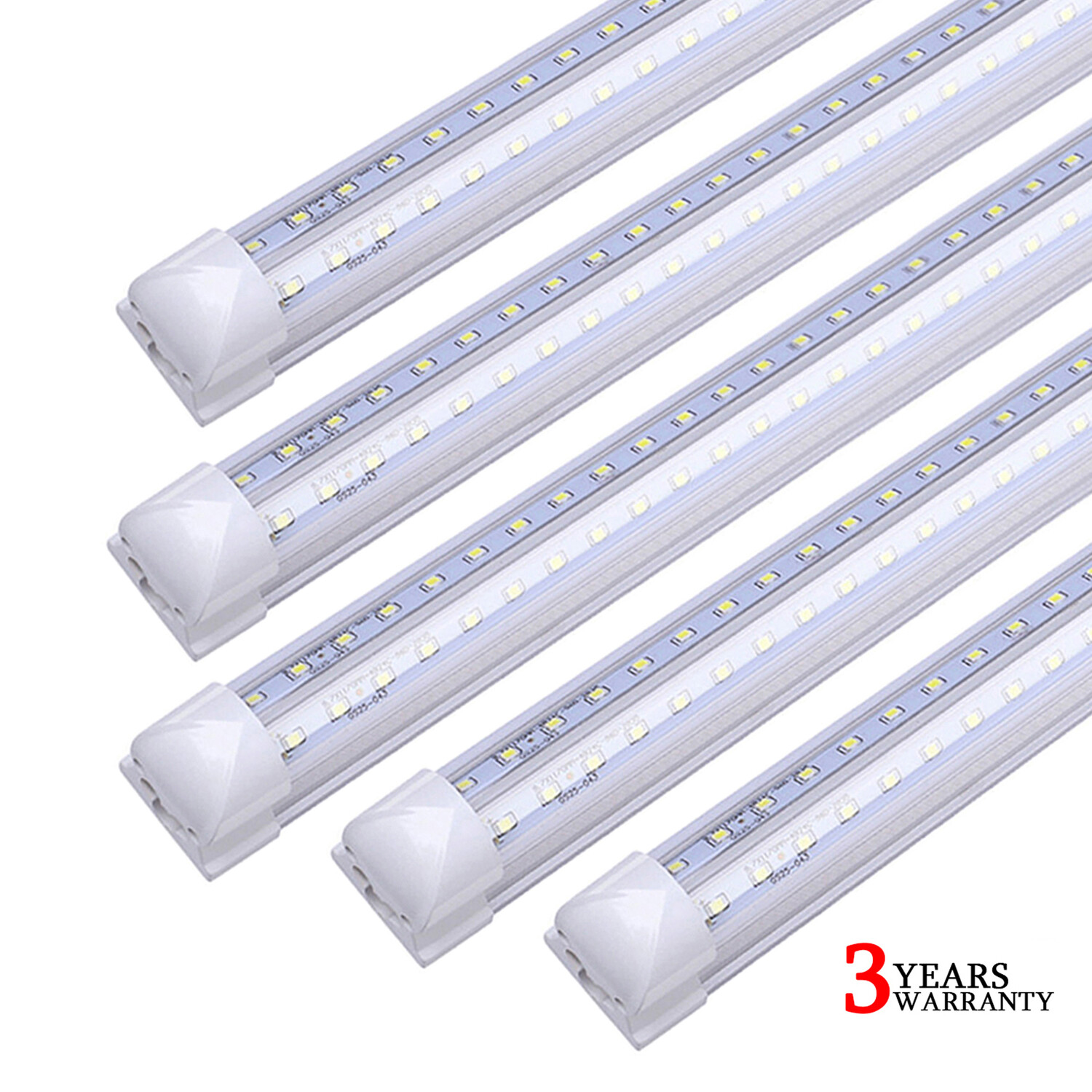 25Pcs T8 8' Integrated Led Tube Light Bulbs 72W 8FT Led Shop Light Fixture 6000K gallery
