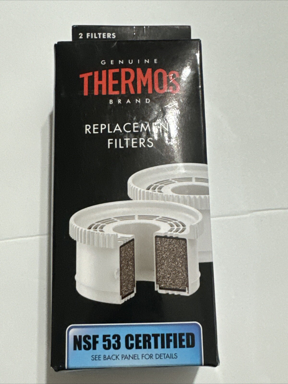 Thermos NSF/ANSI Replacement Filters, White Pack of 2 gallery