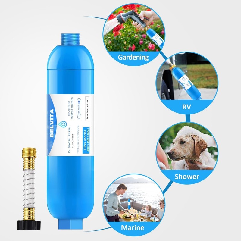 RV Marine Inline Filter 2-Pack - Lead & Chlorine Reduction gallery