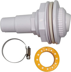 Pool Return Jet Kit – Complete with Fittings, Eyeball Assembly, Clamp, Gaskets a