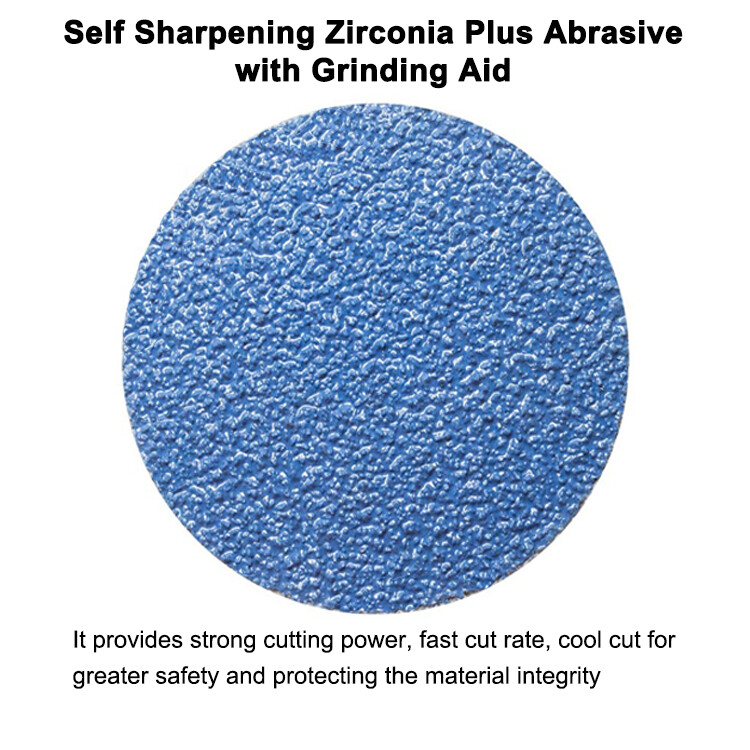 100PCS 2 inch 36 Grit Zirconia Roll Lock Die Grinder Quick Change Sanding Discs gallery