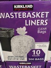 kirkland wastebasket liners