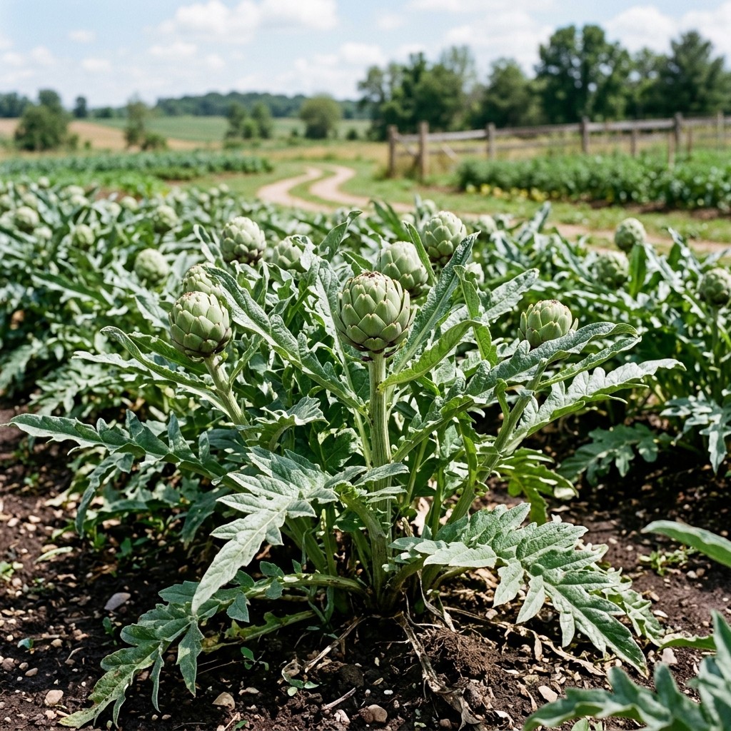 20 Pcs Artichoke Seeds Common Perennial Vegetable Seeds for Seasonal Garden Use gallery