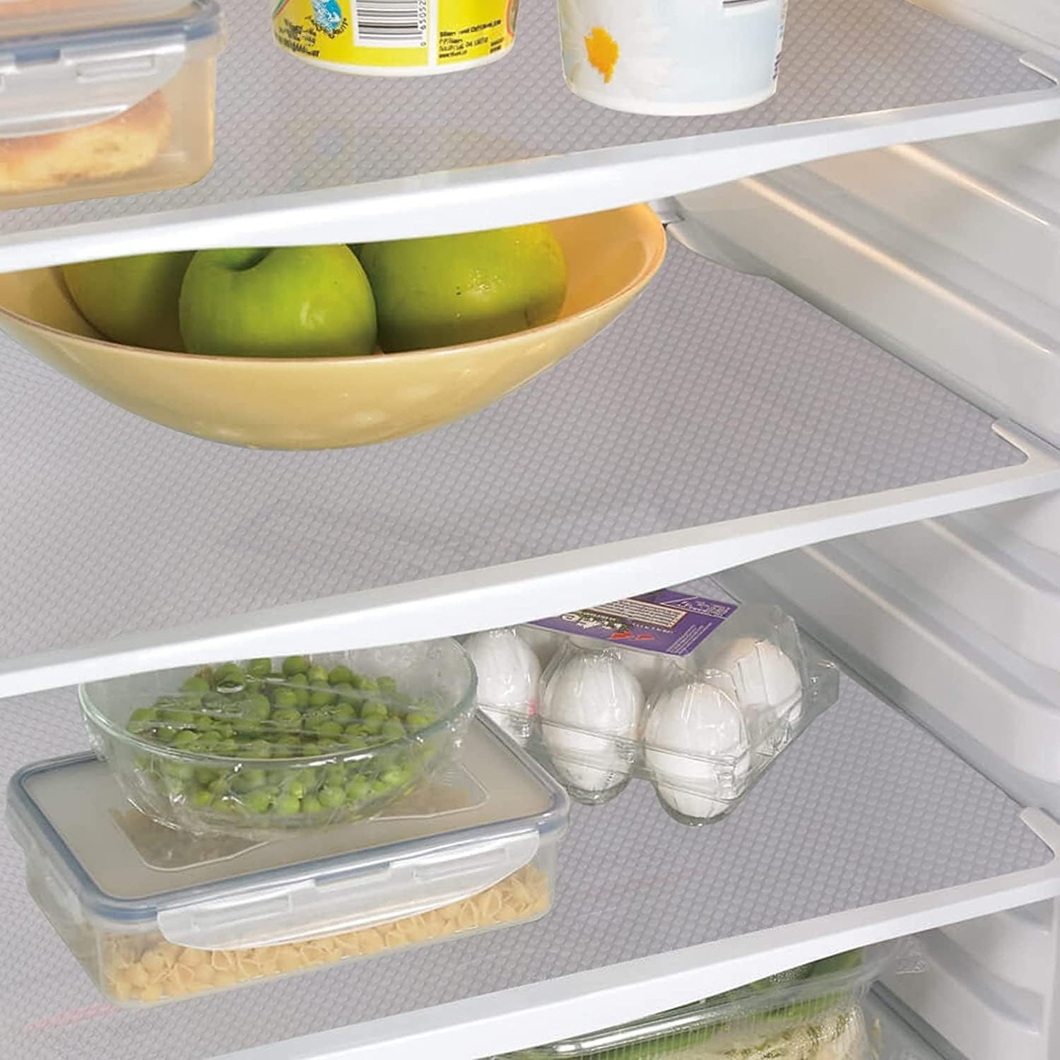 9 Pack Washable Waterproof Fridge Liners and Drawer Mats, Refrigerator Shelvi... gallery