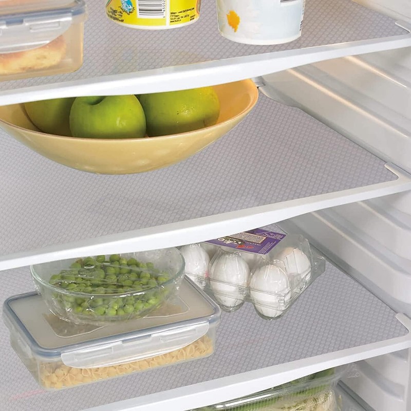 9 Pack Washable Waterproof Fridge Liners and Drawer Mats, Refrigerator Shelvi... gallery