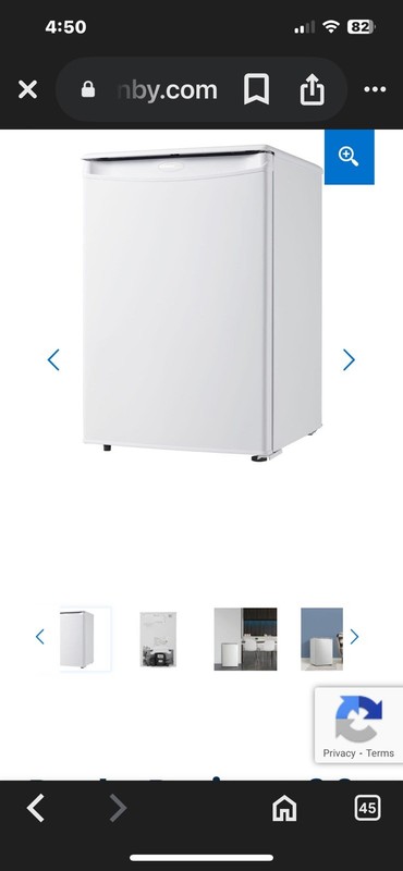 Danby 2.6 Cu.Ft. Mini Fridge, Compact Refrigerator for Bedroom/Office, White gallery