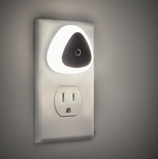 4 Pack Plug In Motion Sensor Night Light LED Dusk to Dawn Auto Hallway Bathroom gallery