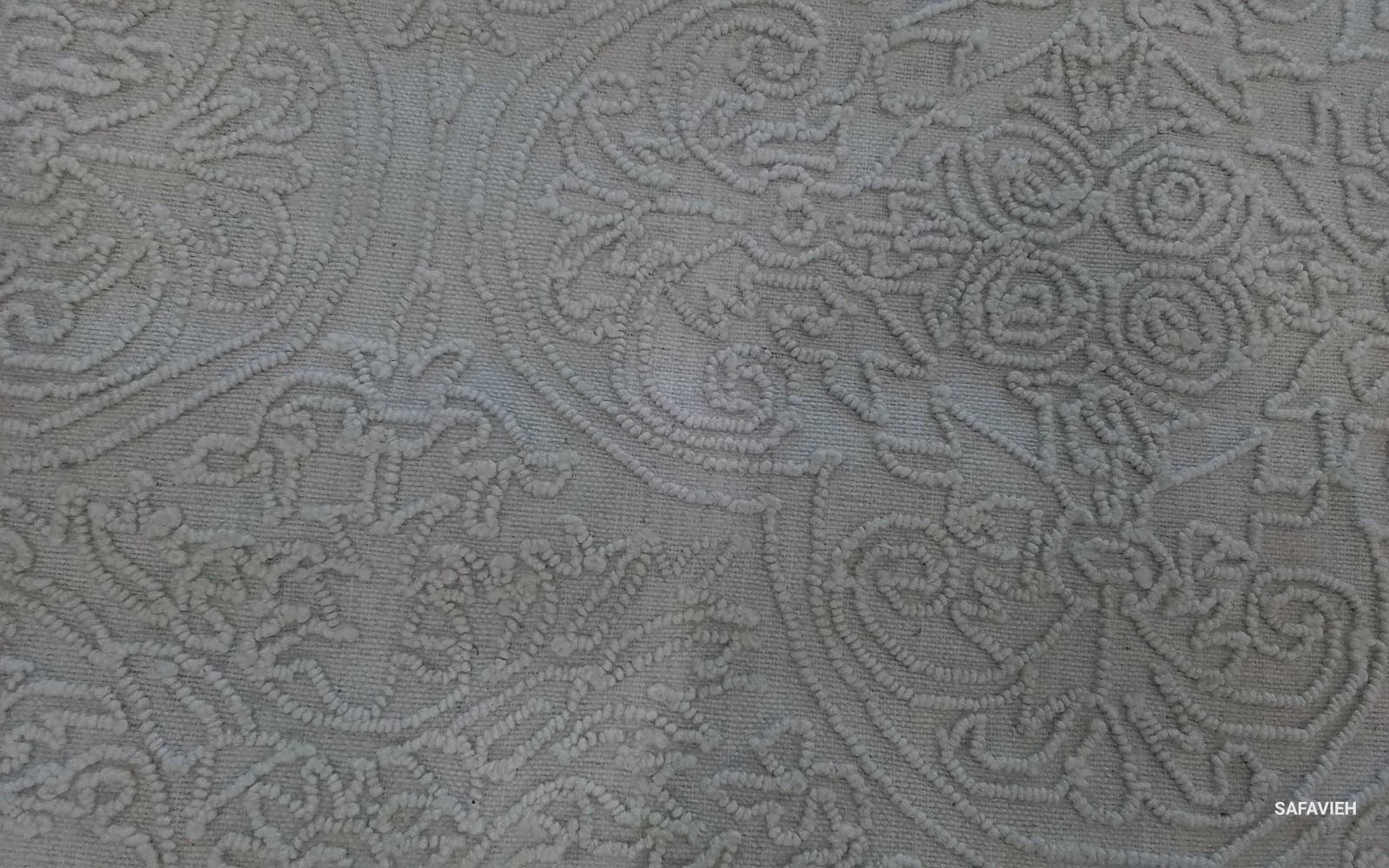IVORY 8'-0" x 10'-0" Broken Thread Rug, Reduced Price 1172775378 TRC101C-8 gallery