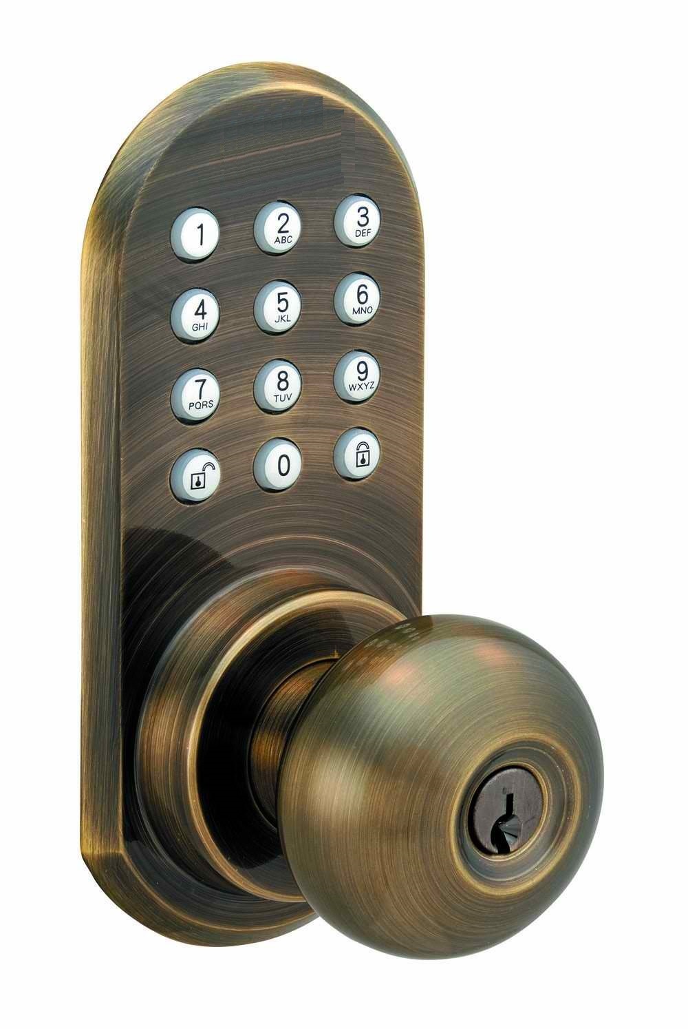 Remote Controlled Doorknob With Keypad - Wireless ! gallery