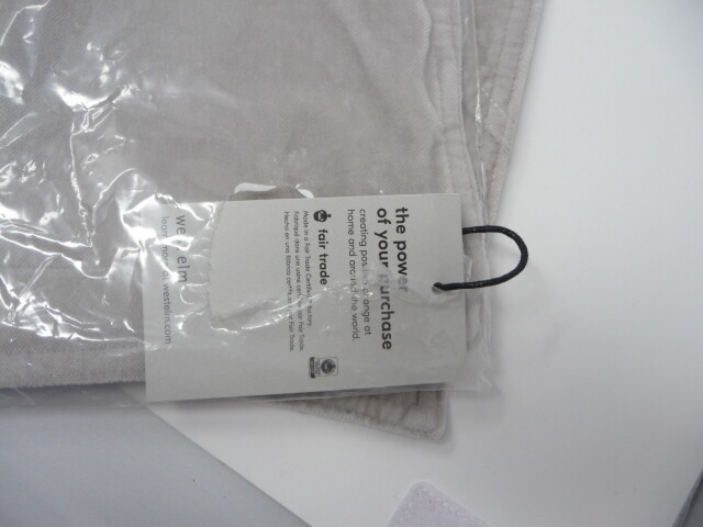 West Elm Washed Velvet Stone gray 18" Pillow Sham Cover gallery