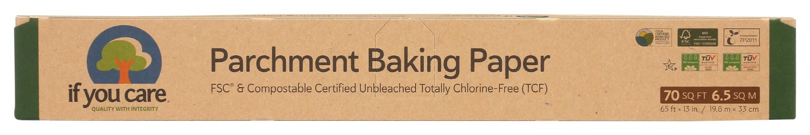 If You Care Parchment Baking Paper, 70 sq ft 1 Box (70 Sq Ft Total), -1 gallery