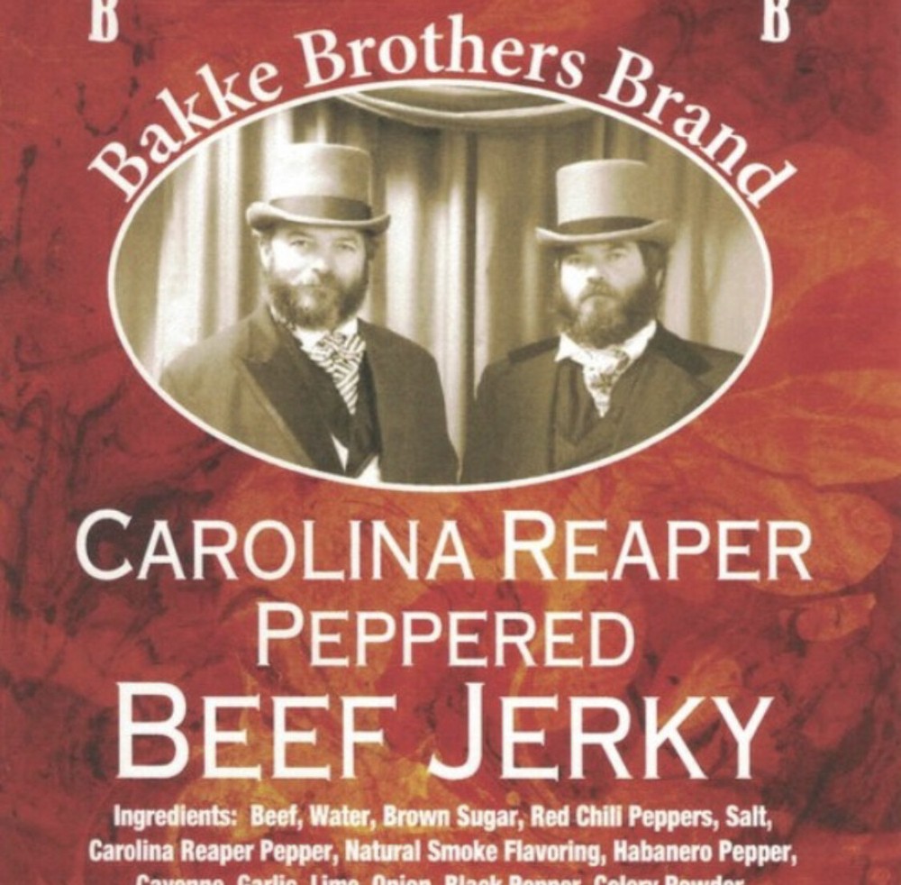 Carolina Reaper Pepper Beef Jerky Extremely HOT Jerky Hut Nitrates & Gluten Free
