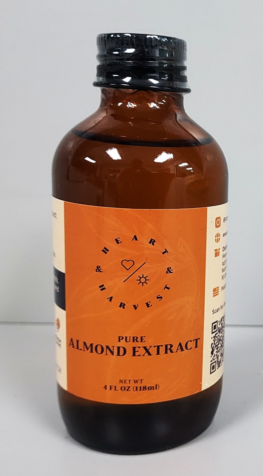 Heart Harvest - Pure ALMOND EXTRACT for Baking and Cooking 4 Fl Oz (Pack of 1) gallery