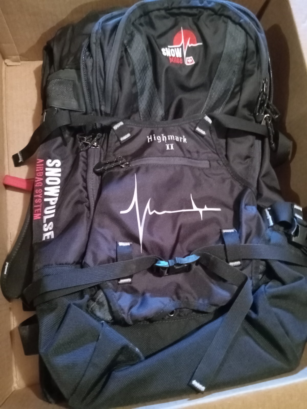 2.0 Avalanche Backpack Black Gray Blue