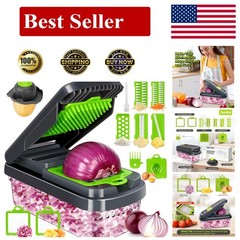Fullstar The Pro Chopper – Vegetable Chopper and Spiralizer, Food Chopp
