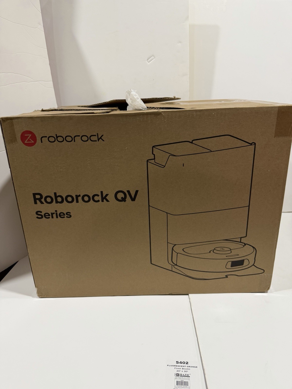 Roborock QV 35A Robotic Vacuum Cleaner & Empty Wash Fill Dock, White gallery