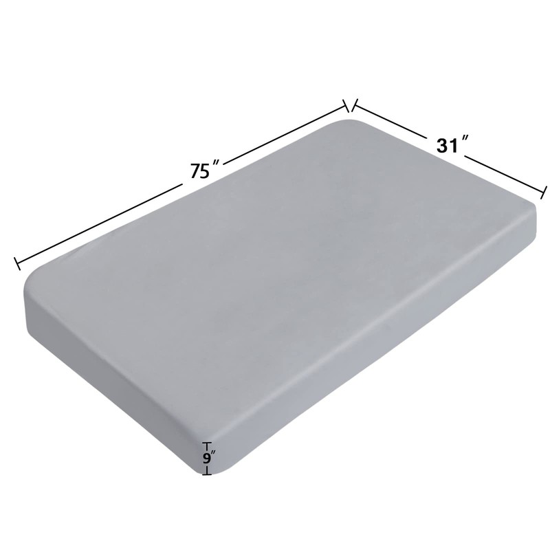 Cot Sheets 31" x 75", 2 Pack Cot Size Sheet Fitted with Narrow Twin/Camp Bunk... gallery