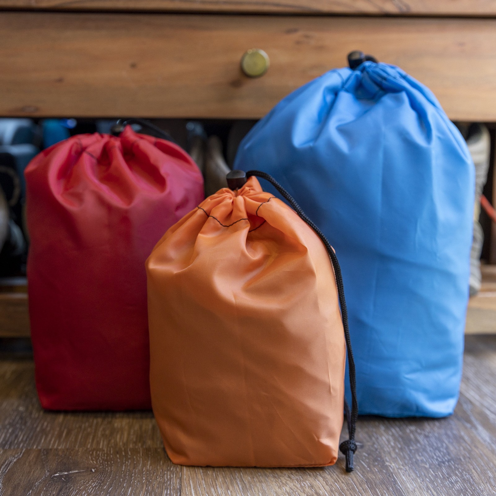 Outdoor Products Ditty Bag 3 pack Stuff Bag, 16.2 L, Assorted,Unisex,Drawstring  5