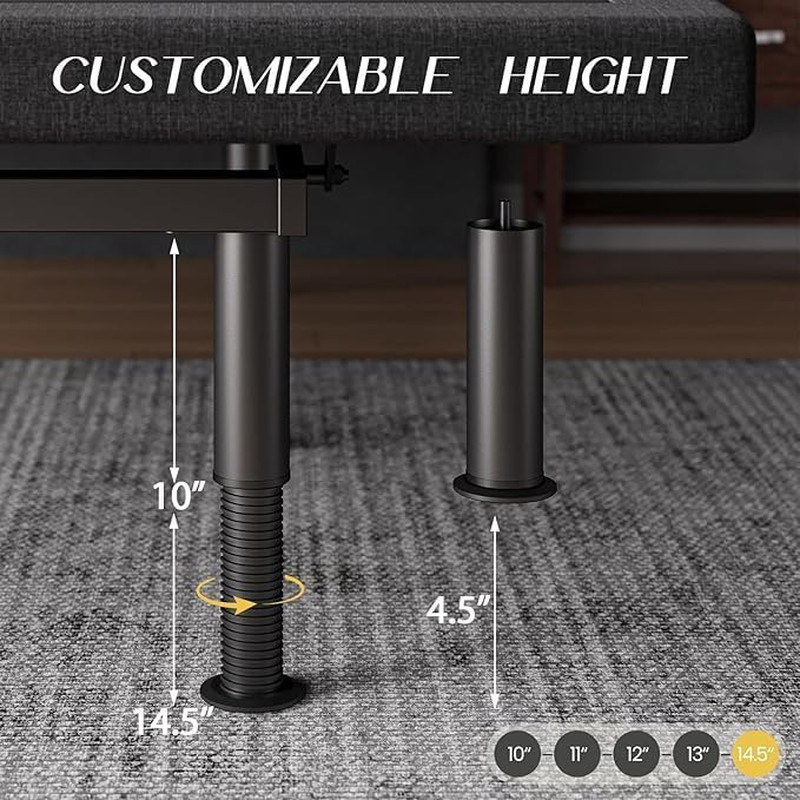 Queen Adjustable Bed Frame with Massage, USB Ports & Wireless Remote gallery