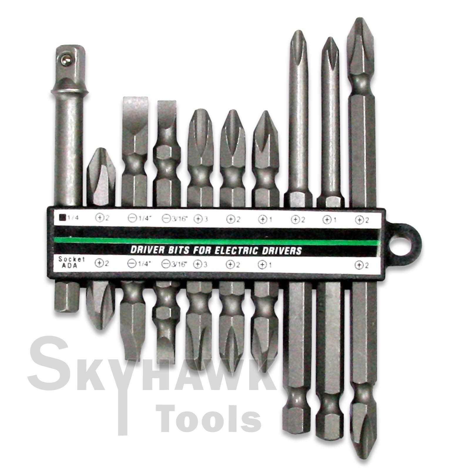 New 10-Pc. Screwdriver Electric Driver Drill Bit Set Cut-down Double End Phillip gallery