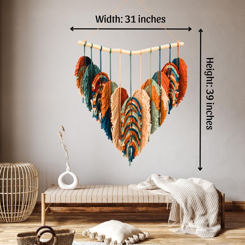 Boho Wall Decor - Large Macrame Wall Hanging - Boho Bedroom Decor - Tapestry ... gallery