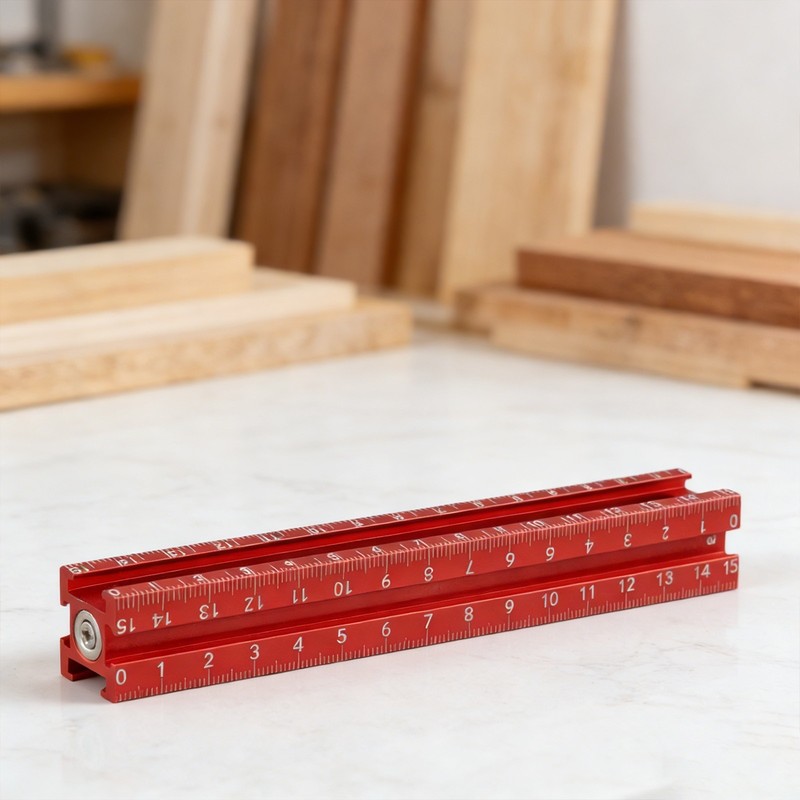 Adjustable Magnetic Leveling Tool for Accurate Construction Measurements gallery
