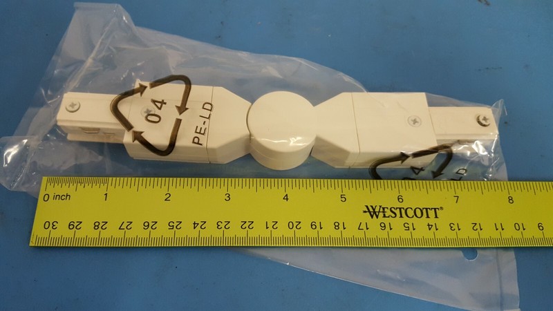 SMARTrack Angle Adjustable Connector, SMT-245-WH, (60-300 degrees), SMART TRACK gallery