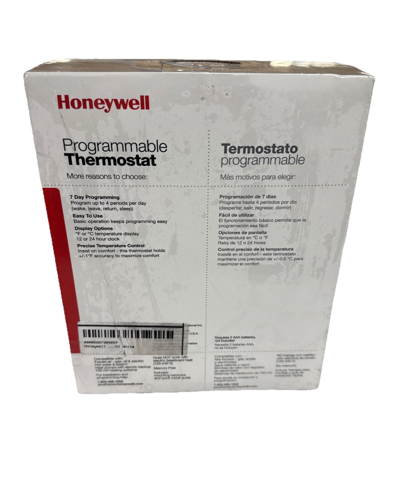 (4 Pack) Honeywell 7-Day Programmable (RTH2510B) Wall Mount Thermostat NIB gallery