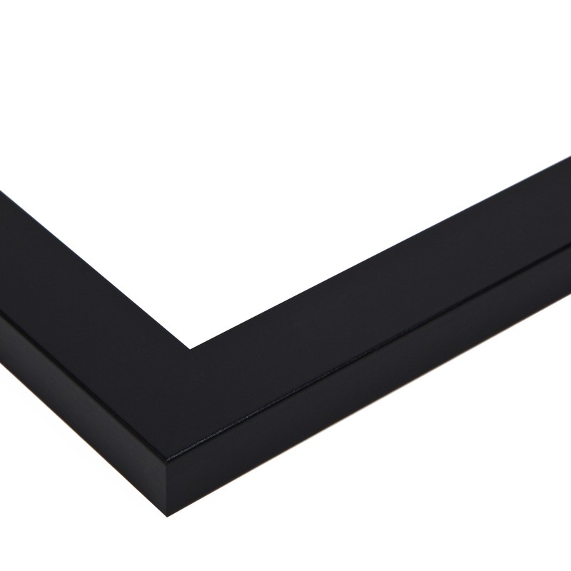 ArtToFrames 1.25" Custom Poster Frame Smooth Black 4267 Large gallery