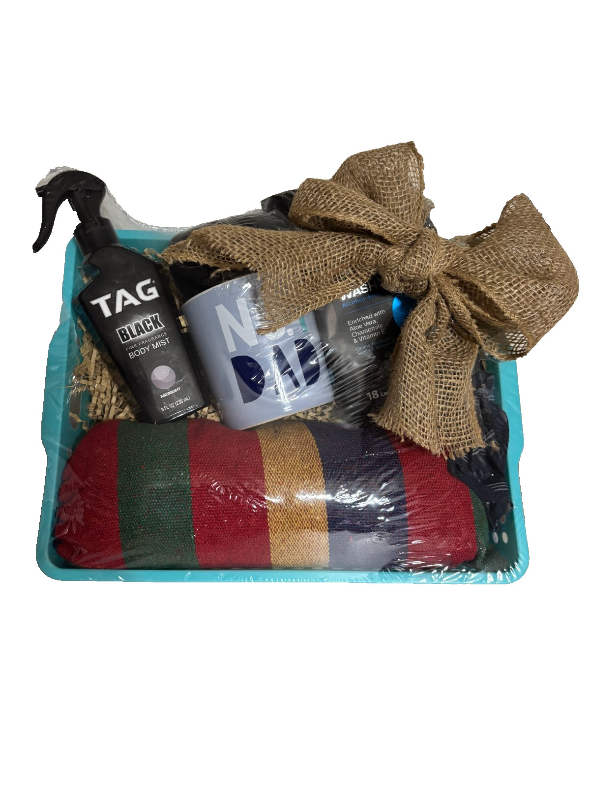 Gift Baskets Dad's Hammock For 1 Person # 1 Dad Mug Eye Mask Body Spray gallery