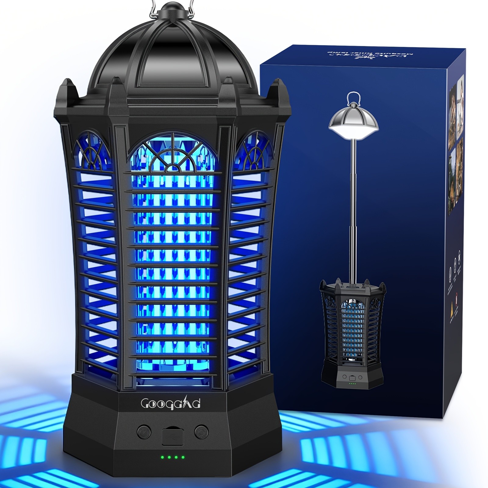 4500V Mosquito killer with LED telescopic light,high-efficiency,camping supplies gallery