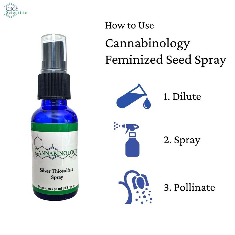 1 oz/30 ml STS Spray Kit, Silver Thiosulfate for feminized seed, reversal spray gallery