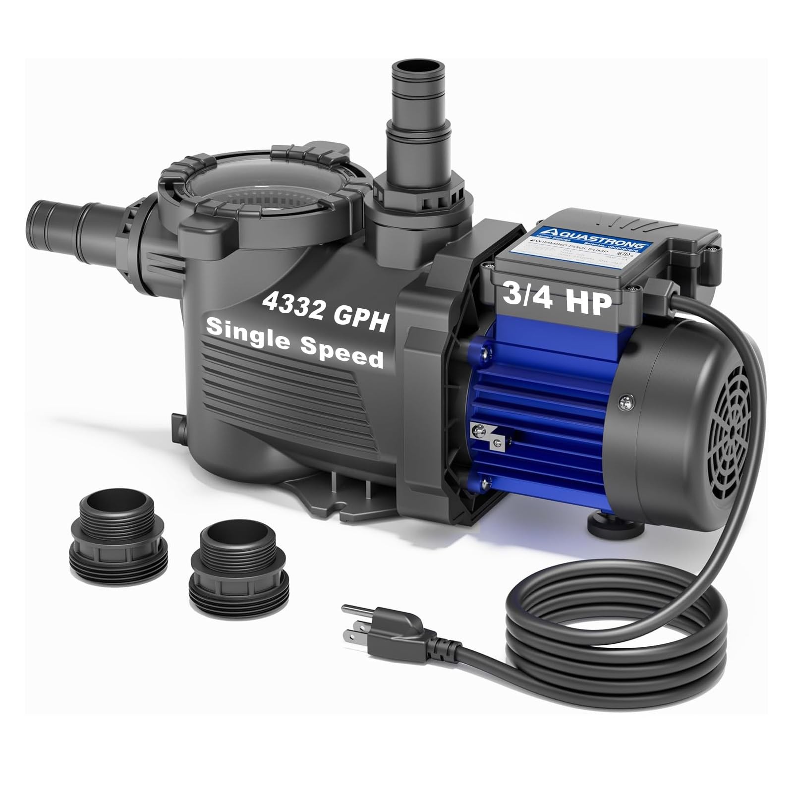 AQUASTRONG Above Ground Pool Pump High Flow Self Priming Swimming Pool Pumps gallery