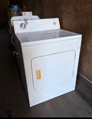 GE Front-Loading Spin Dryer 25+ lb White Freestanding/Side-by-Side Open Box