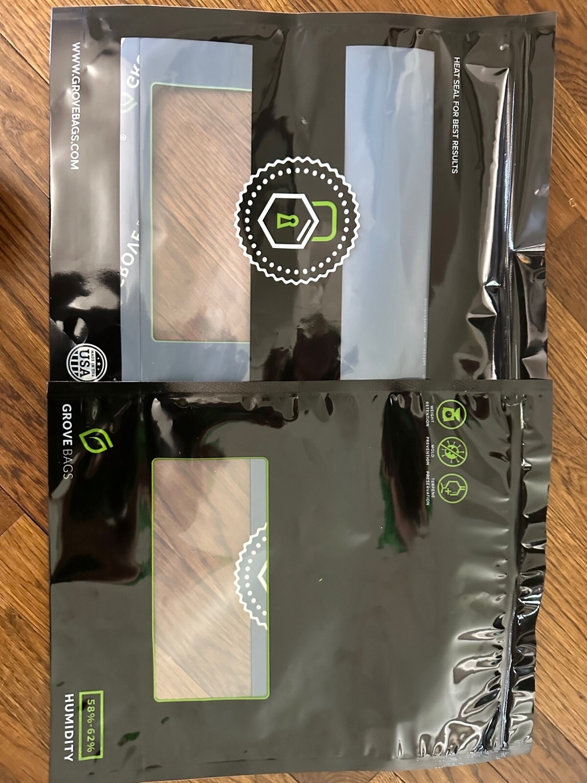 Grove Bags - TerpLoc Technology ~1 Half Pound 1/2 Lb Bag - 8 Oz. gallery