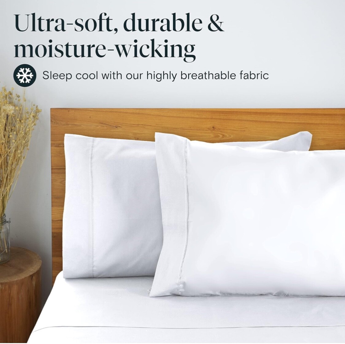 Lux Decor Collection White 6Pcs Bed Sheet Set Brushed Microfiber 1800 Queen gallery