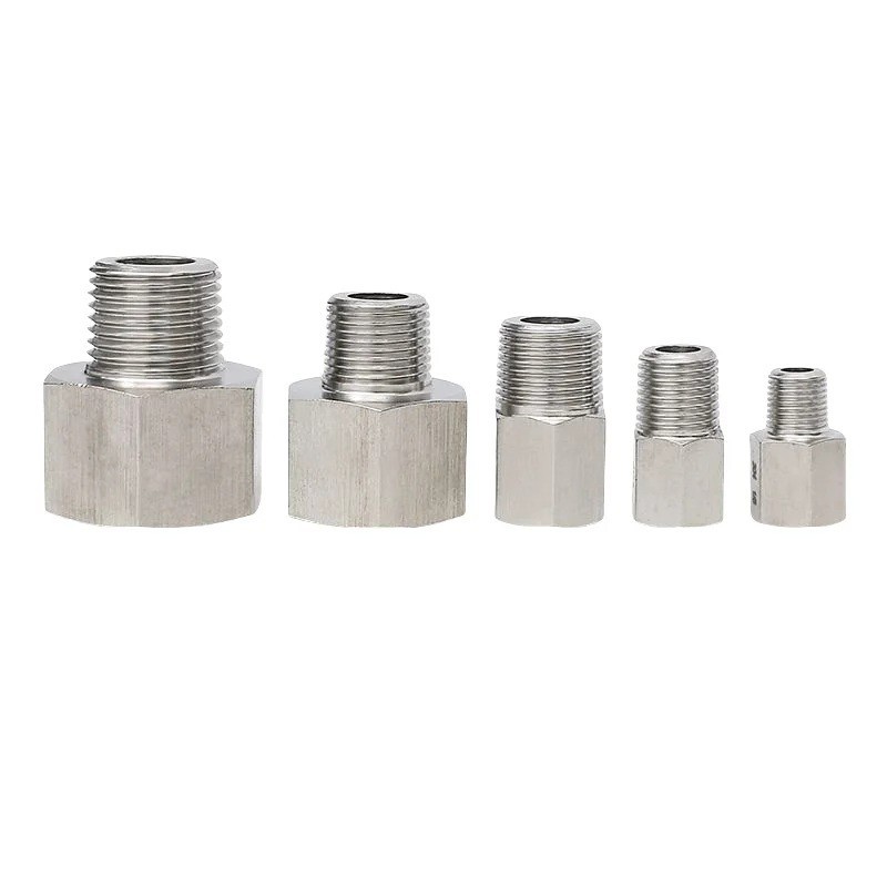 Connector Coupler Stainless G Thread BSPP Male Female Pipe Fitting Gauge Adapter gallery