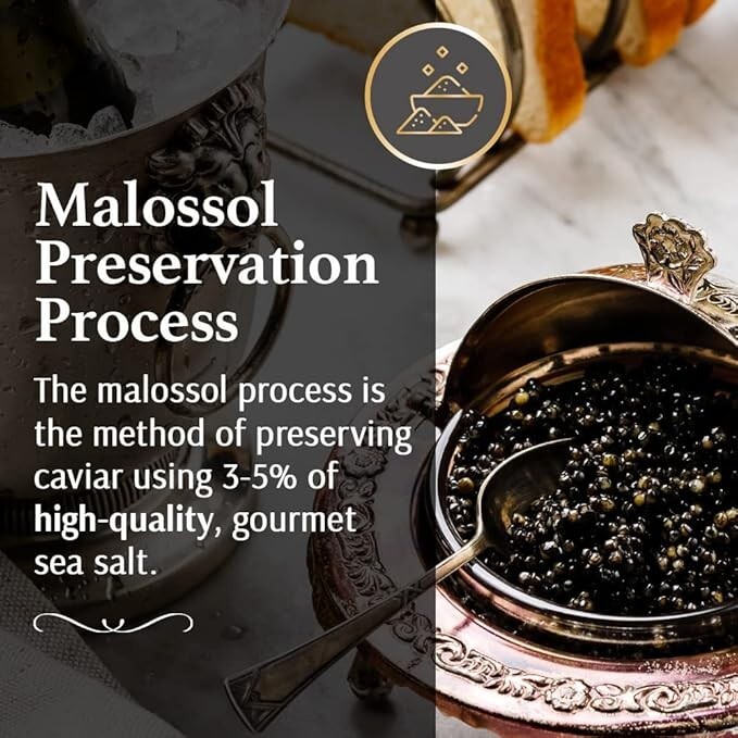 Black Caviar Prestige Gift Box (Beluga, Osetra, White Sturgeon, Siberian Osetra) gallery