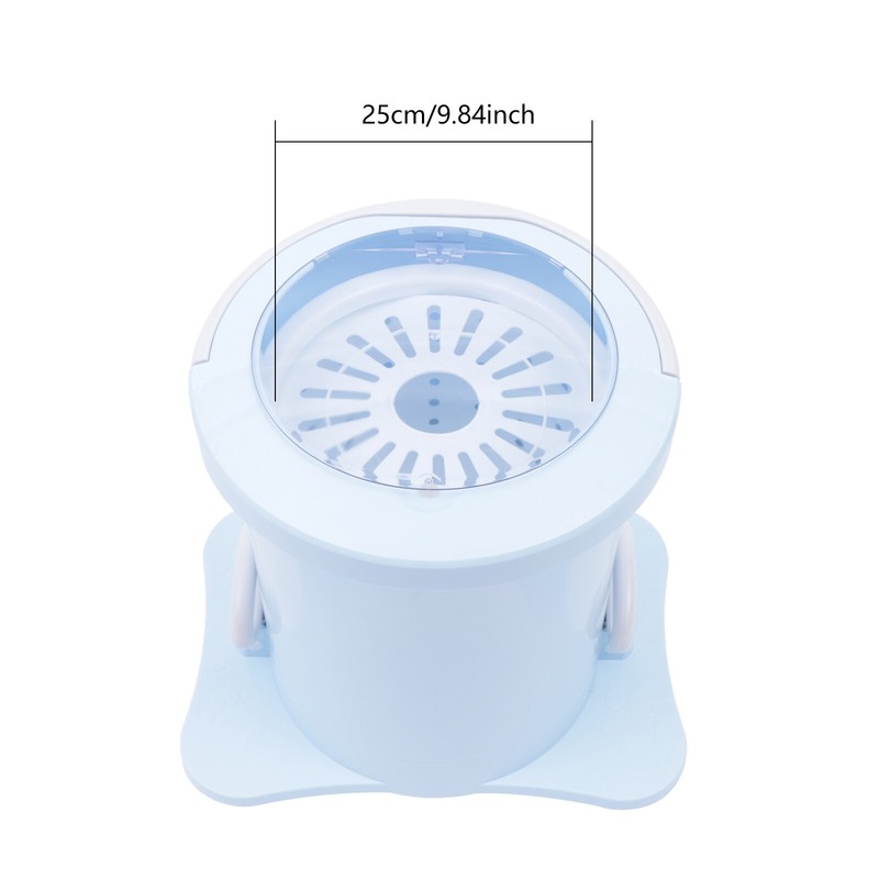 Mini Dryer Portable Compact Clothes Spin Dryer Manual Home Laundry Dryer Blue gallery