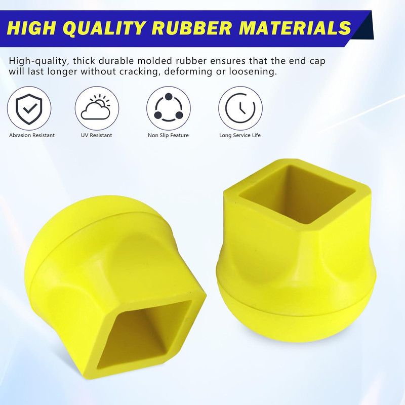 Ladder Stabilizer Bumpers for Werner Extension Ladder - 2 Pack Non-Slip Caps gallery