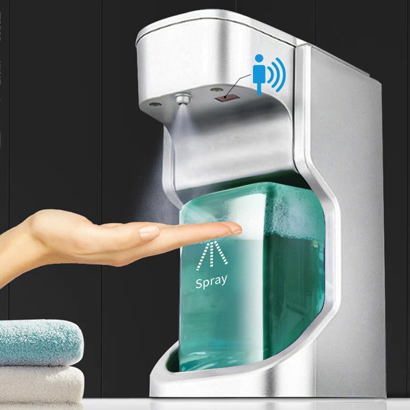 500ML Automatic Alcohol Dispenser Sprayer Bottles Infrared Motion Sensor New gallery