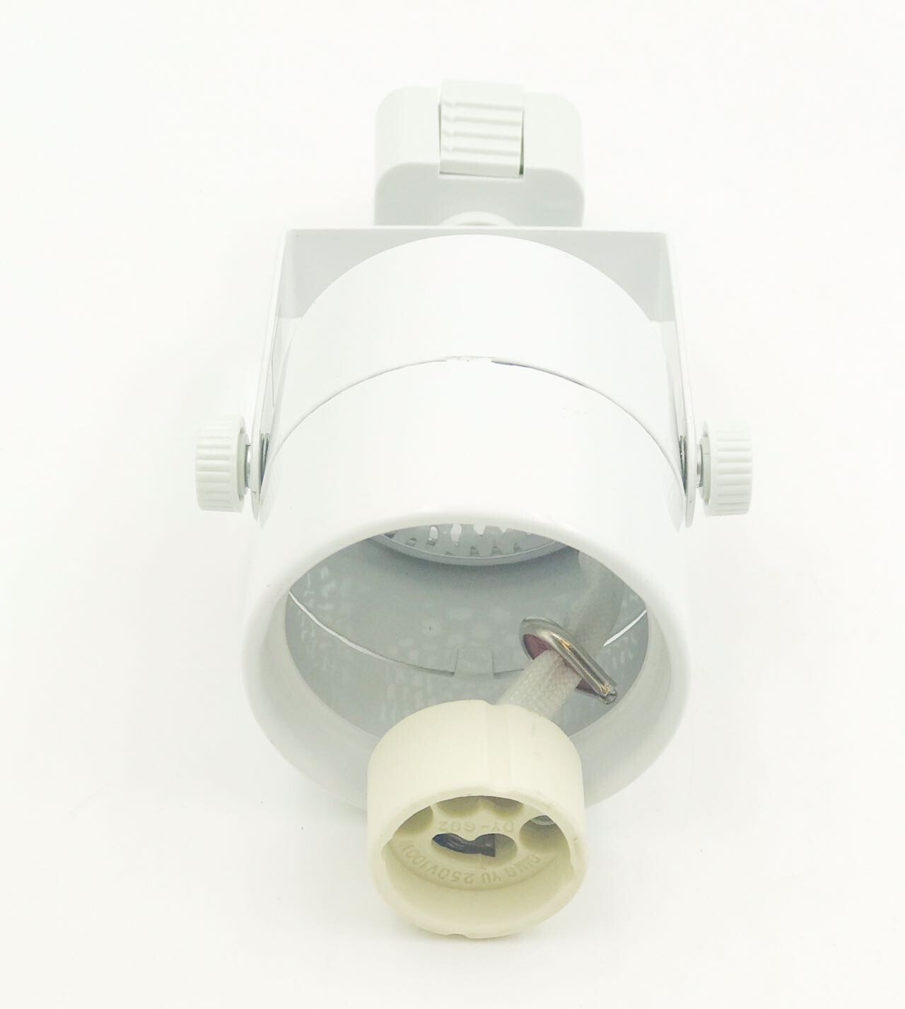 120V Track Lighting Head,120V ,MR16,GU10 Socket White Finish ,101 WH gallery