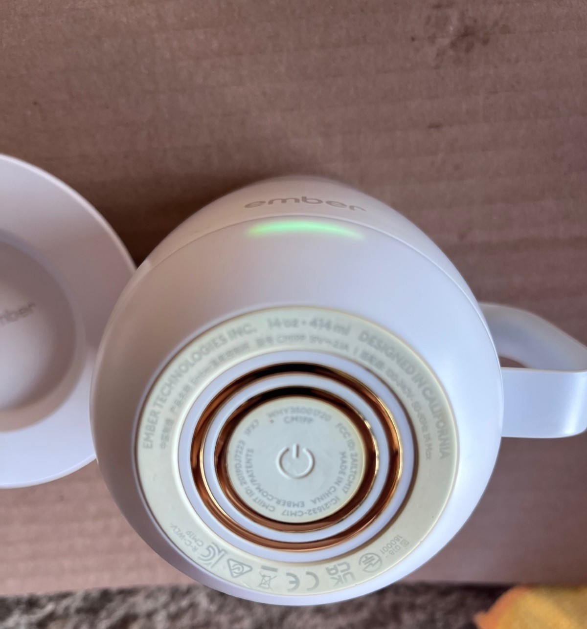 Ember Temperature App Control Smart Mug 2, 14 Oz Heated Coffee Mug White gallery