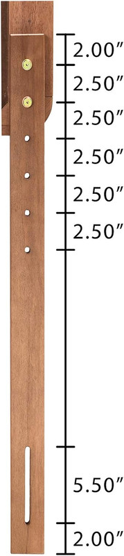 Akemi Modern Twin Size Headboard in Ash Walnut Finish gallery