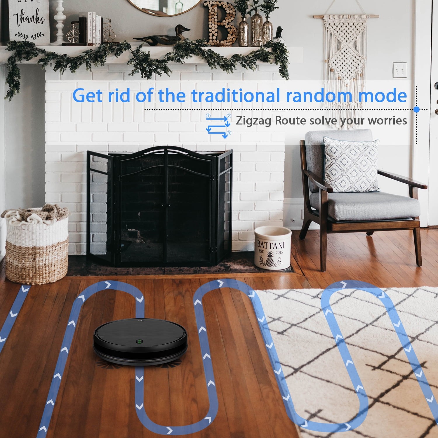 ONSON Robot Vacuum Cleaner BR151, 3500Pa Suction, 2 in 1 Mop Combo, Wi-Fi and gallery