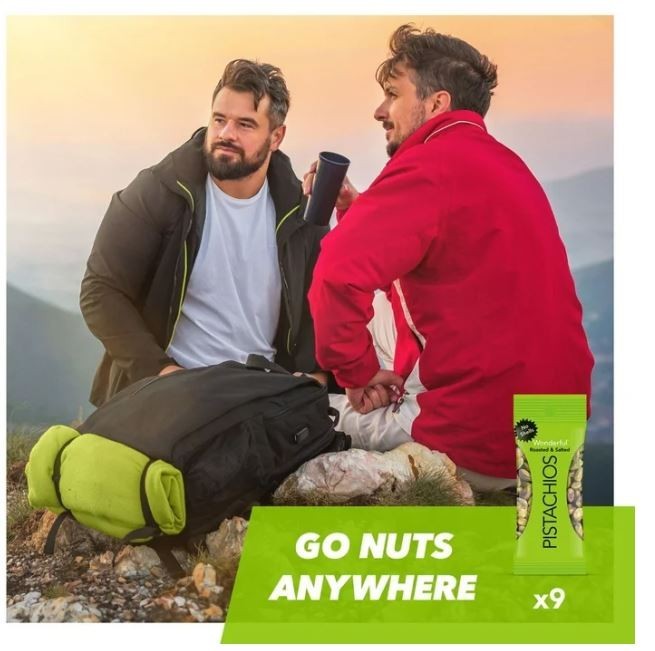 Wonderful Pistachios, No Shells Roasted & Salted Nuts, 0.75 Ounce Bags Pack of 9 gallery