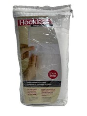 Hookless It’s A Snap! PEVA Snap-In Replacement Shower Curtain Liner 70×54″ Frost