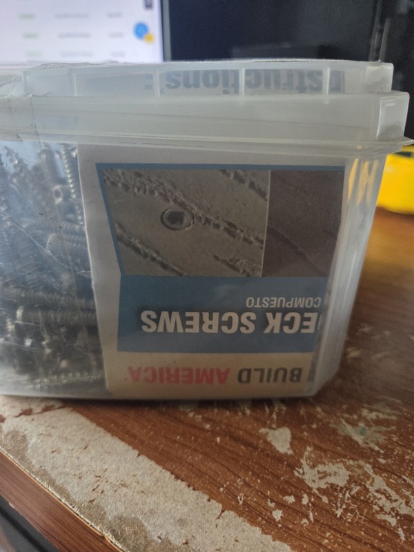 Grip Rite Plua Compoaite Deck SCREW 3"X 9. 5LB gallery